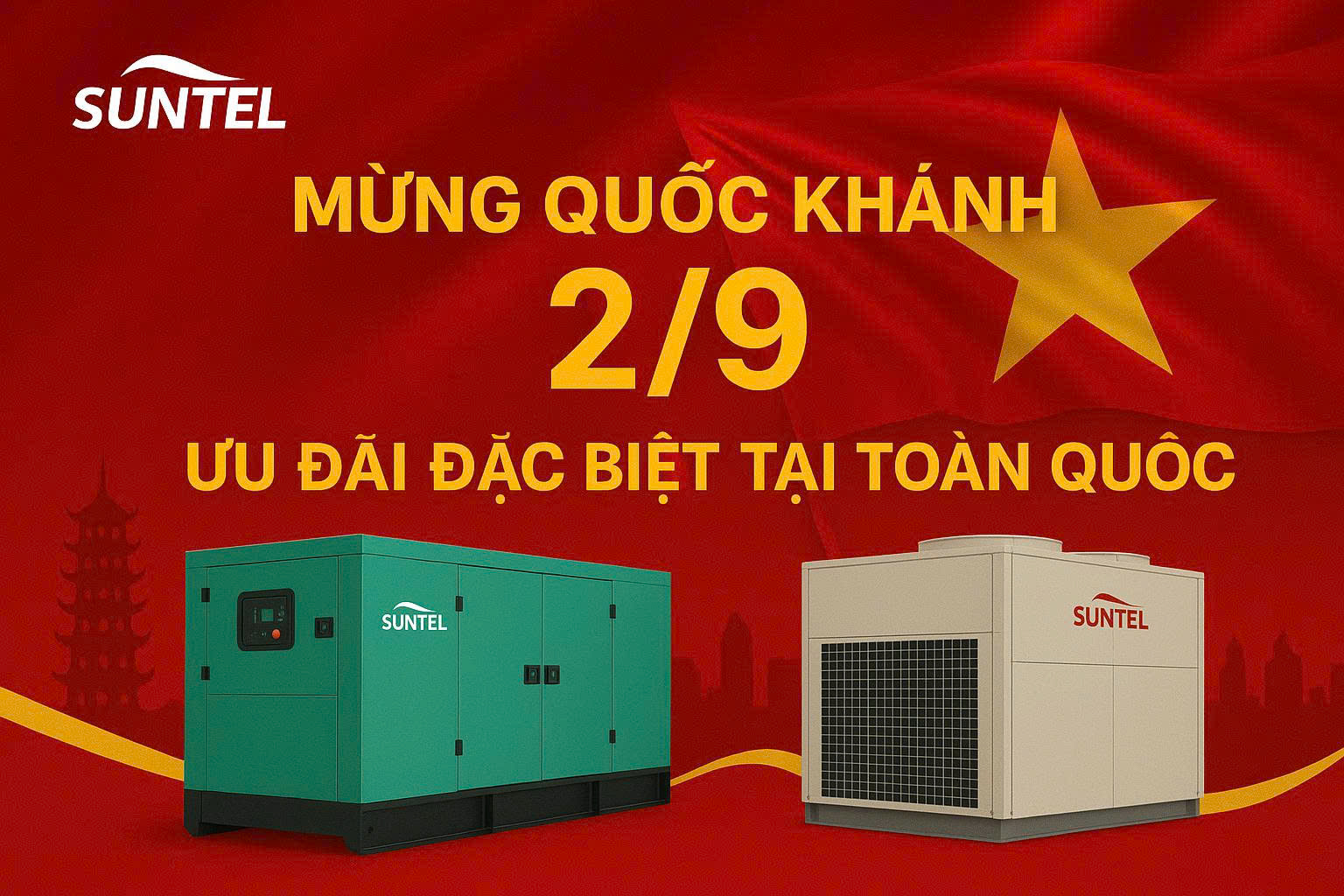 Suntel mừng quốc khánh  2/9 – ưu đãi siêu đặc biệt!